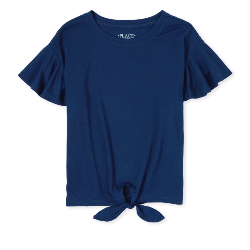 Girls Tie Front Top